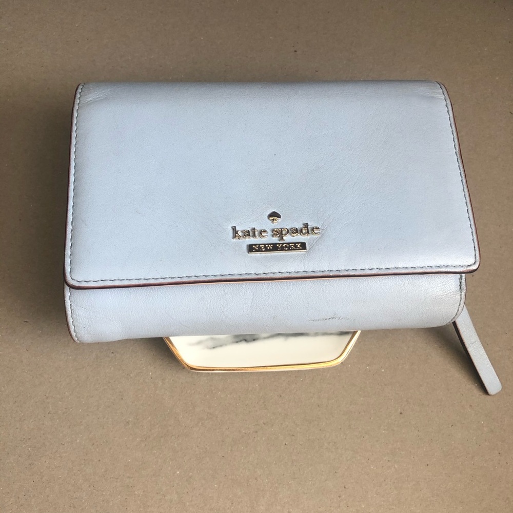 H o r i z o n B l u e | Kate Spade Trifold Wallet